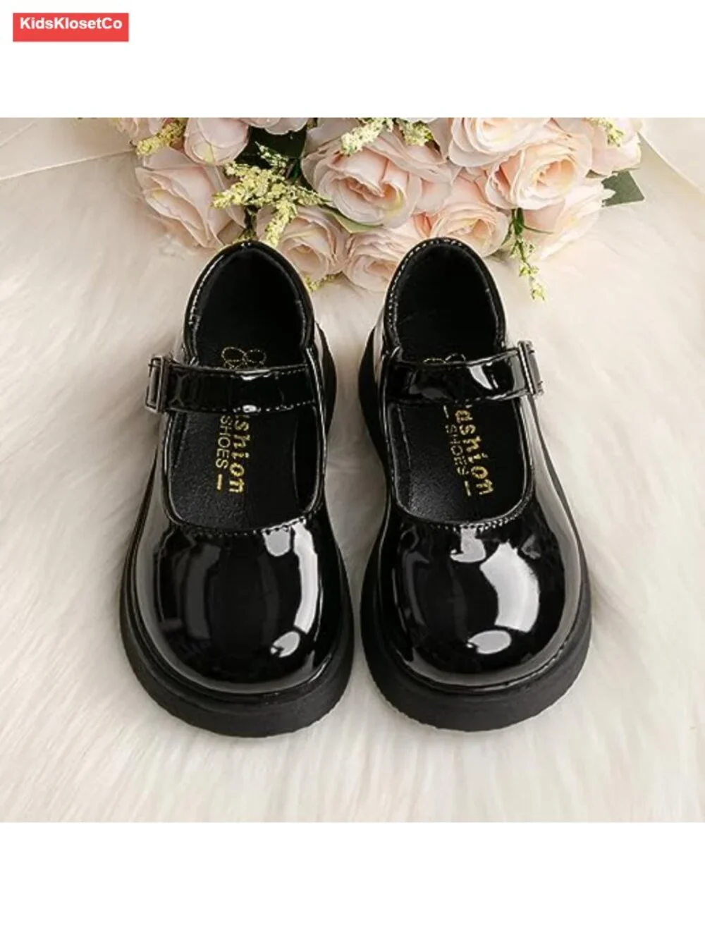 Girls Mary Jane Flats School Uniform Dress Shoes Loafers